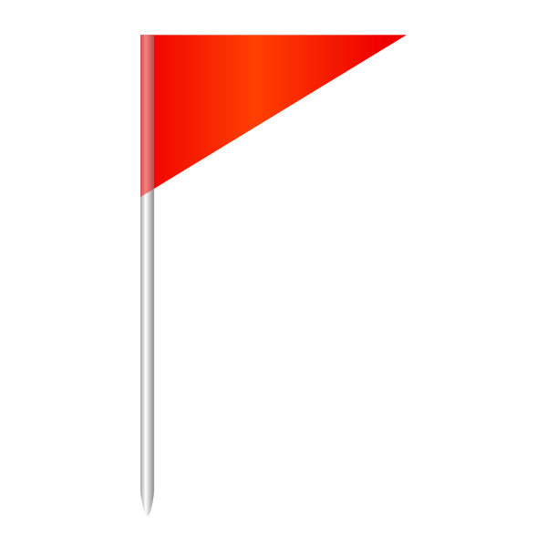 Corner Flag Vector Image