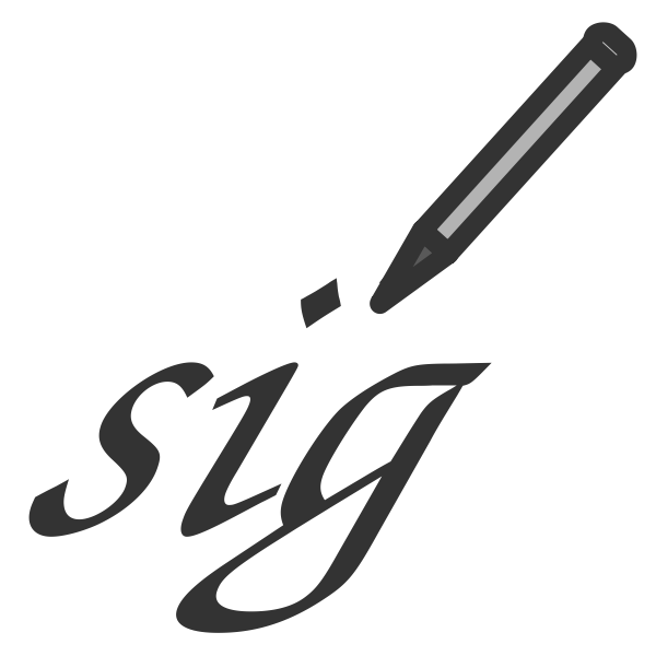 Signature icon