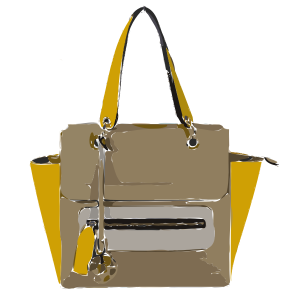 funky tan yellow bag