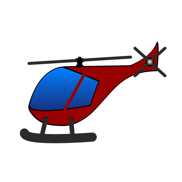 Red helicopter