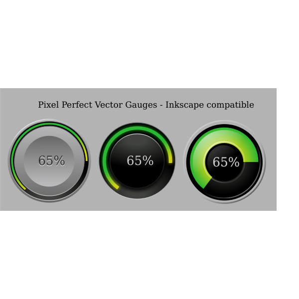 Gauge vector clip art