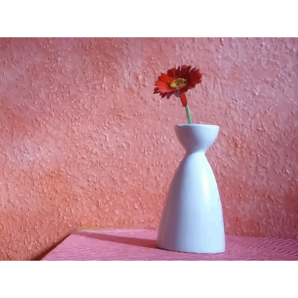 gerbera in vase