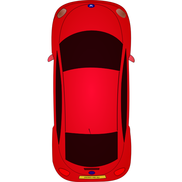 Red car vector art