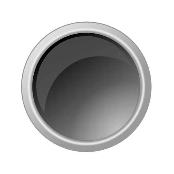 Dark gray button vector drawing