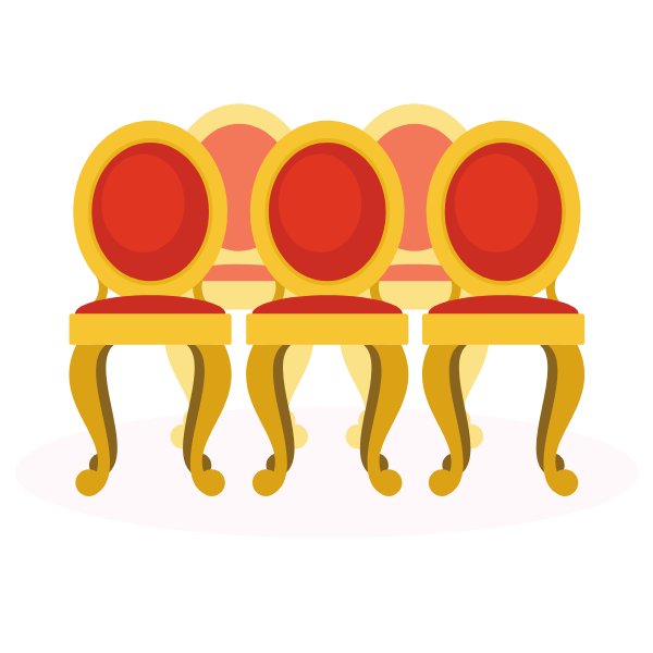 Golden chairs