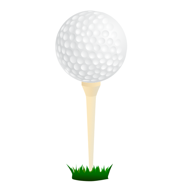 Vector graphics of golf ball