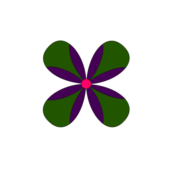 greenpurpul flower