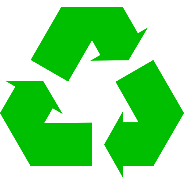 Green environmentally friendly icon illustration