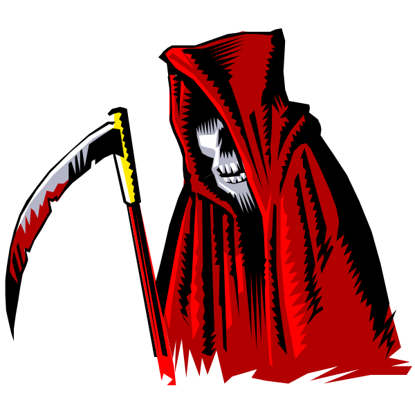 Red grim reaper
