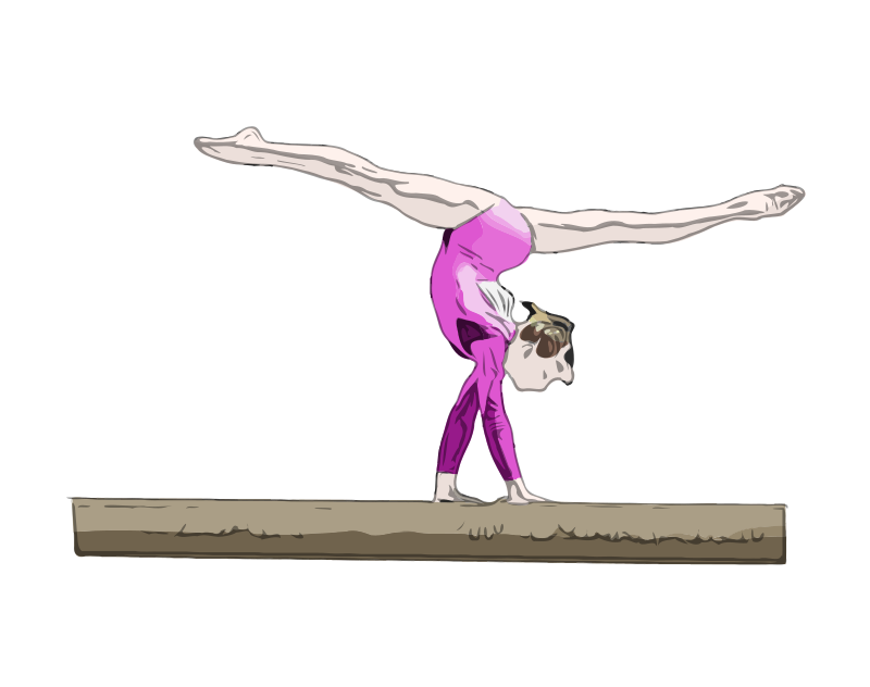 Gymnastics lady