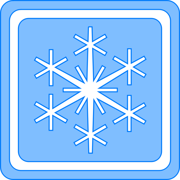 Winter season sign vector image