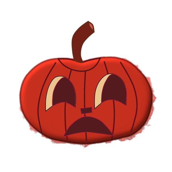 Halloween pumpkin 1 vector clip art