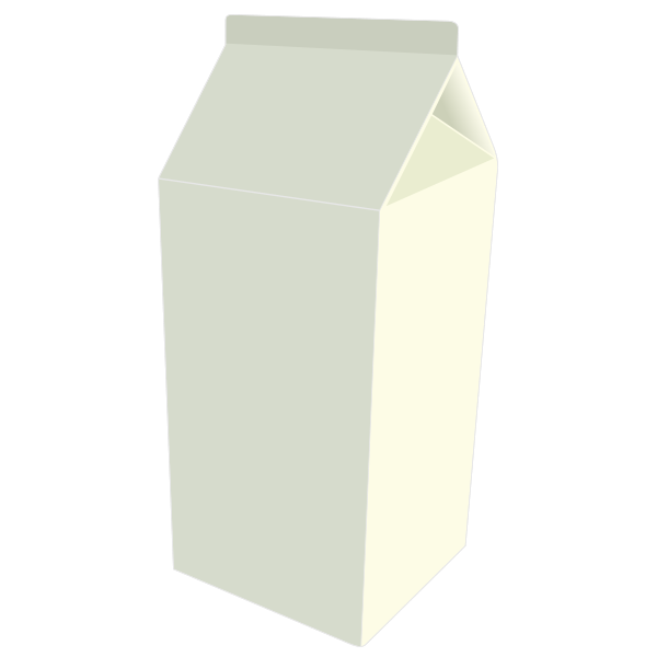 Vector graphics of milk carton box