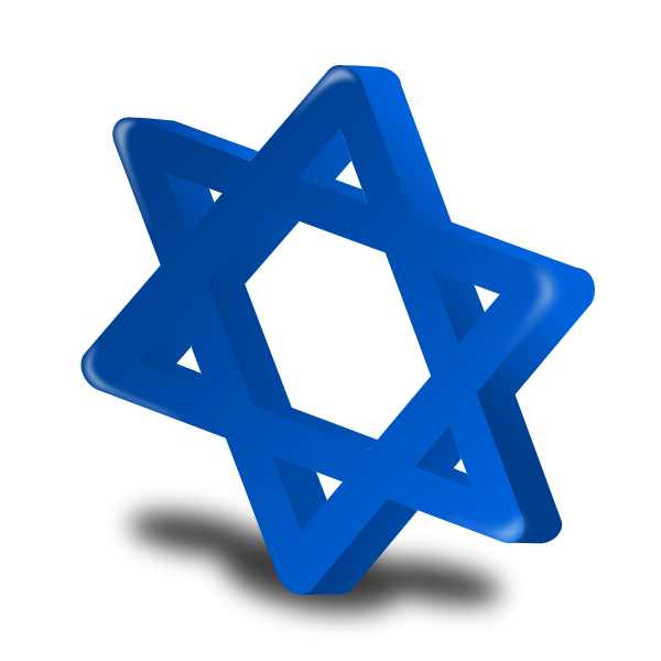 3D vector of Star of David