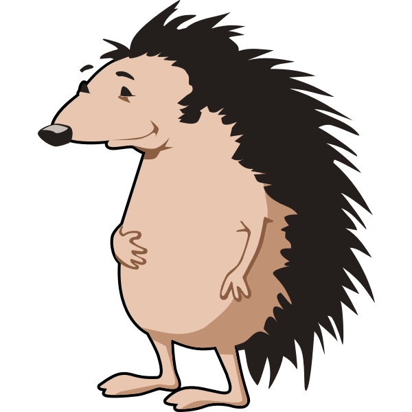 Walking hedgehog