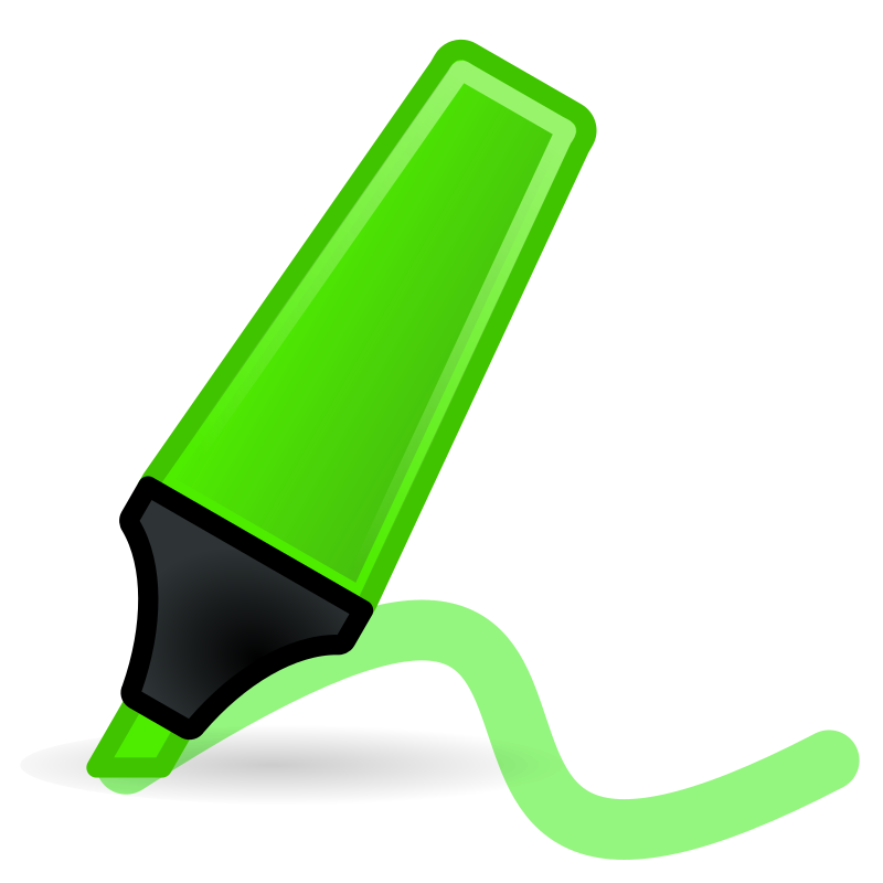 Green highlighter