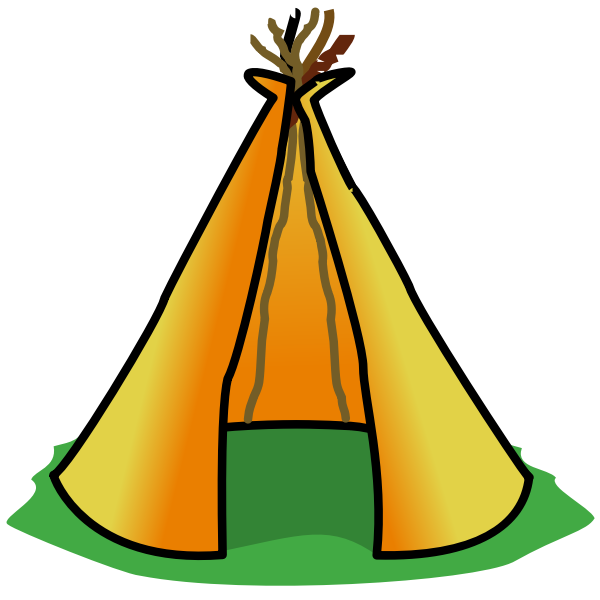 Cartoon teepee