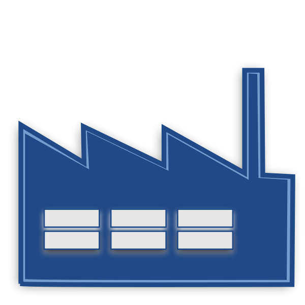 Factory icon vector image