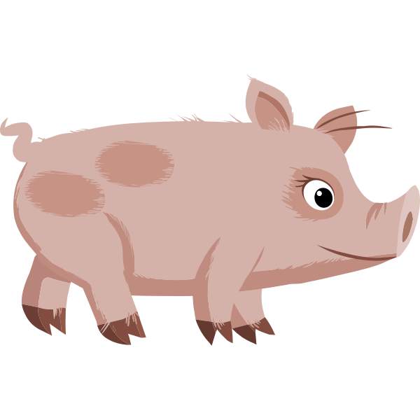 Npc Piggy vector illustration