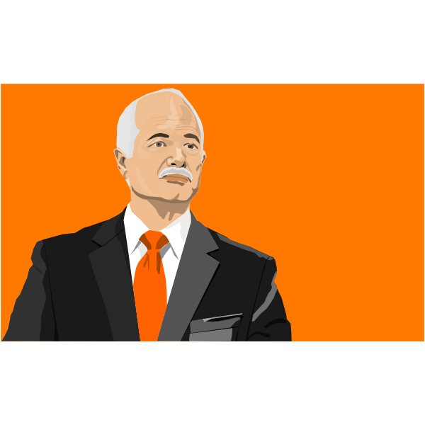 Jack Layton vector drawing