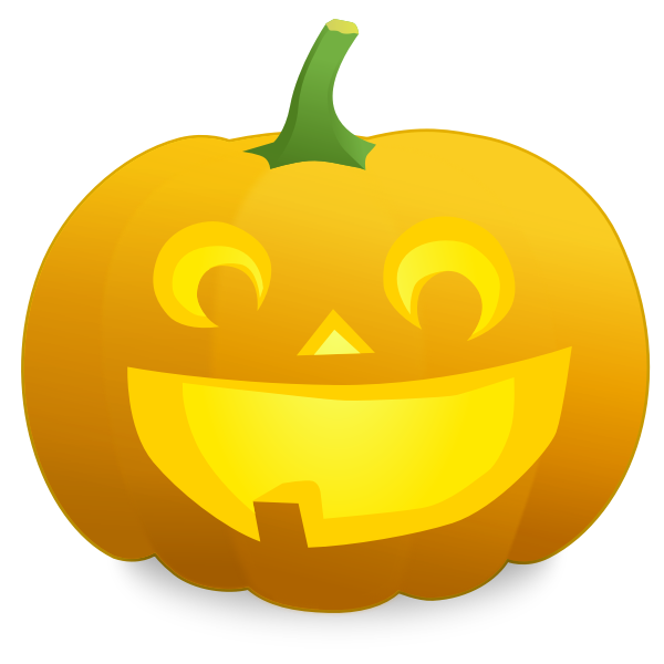 Toothless pumpkin vector image