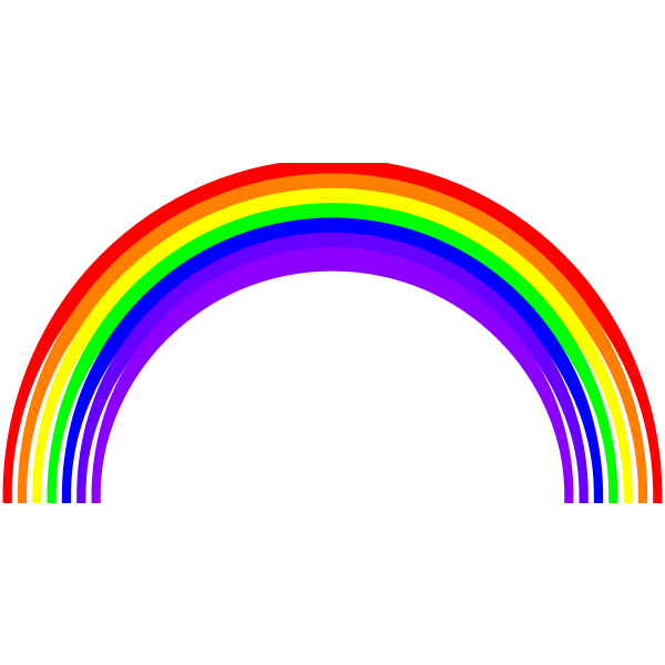 Rainbow Semicircle