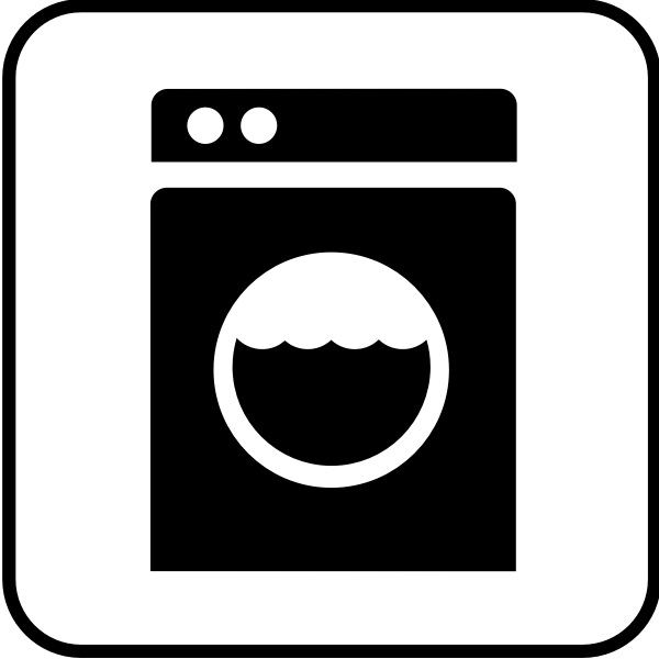 US National Park Maps pictogram for a laundry facility vector image