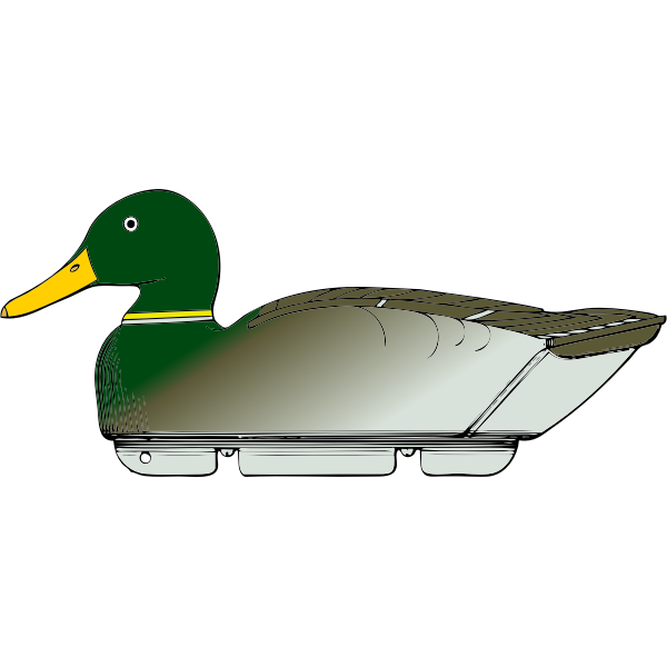 duck decoy -side view