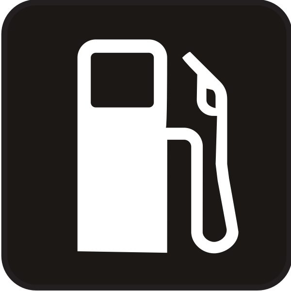 Pictogram for petrol station vector image