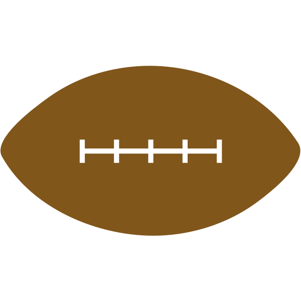 American football vector image