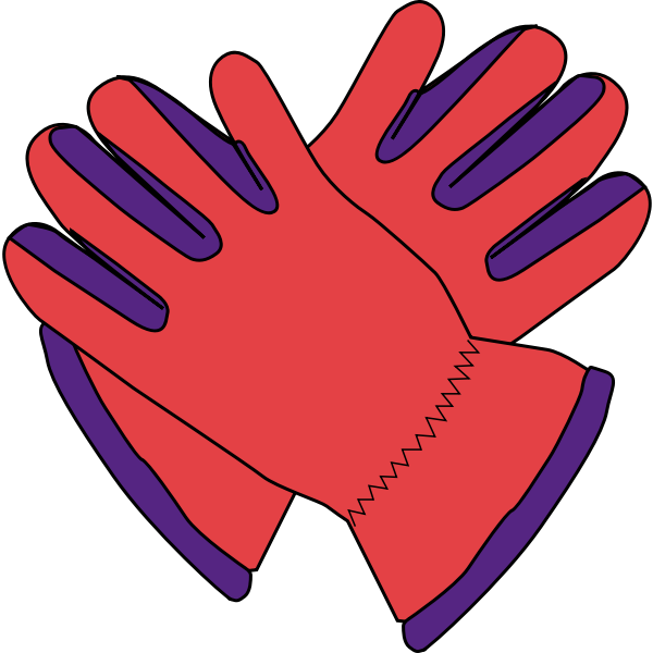 Gloves vector image