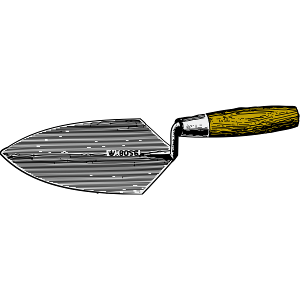 Masons trowel vector image