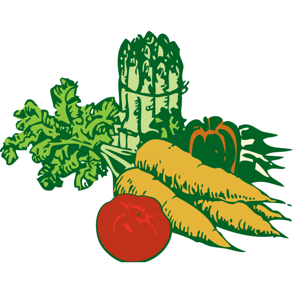 Vegetables vector graphics