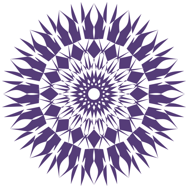 Spirograph geometric shape