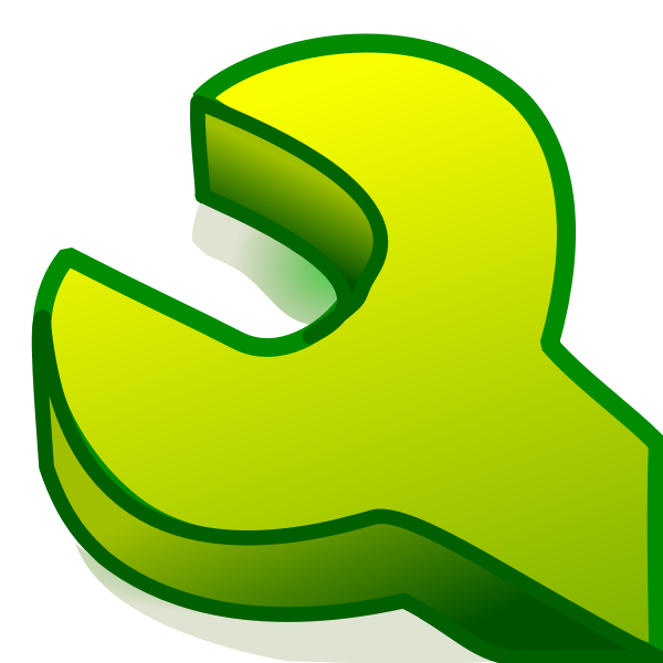 Green shades repair icon vector clip art