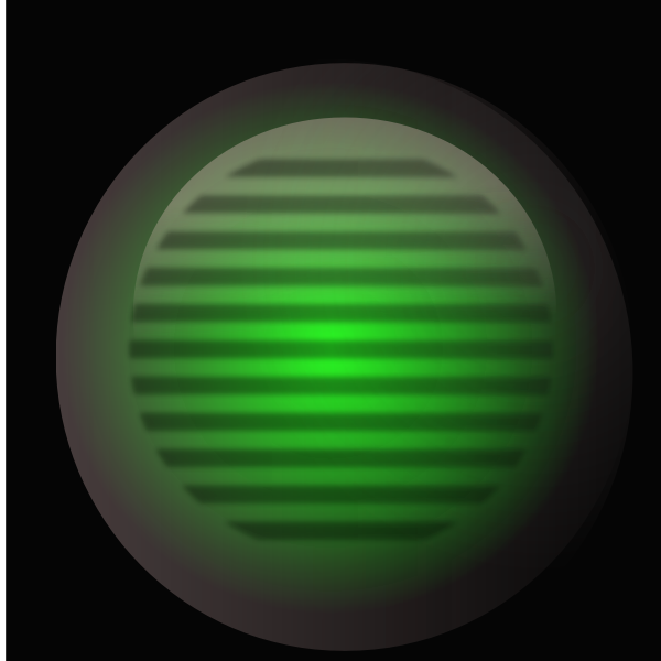 Green button vector graphics