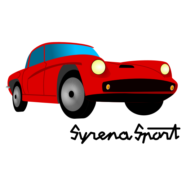 Syrena Sport Car Vector