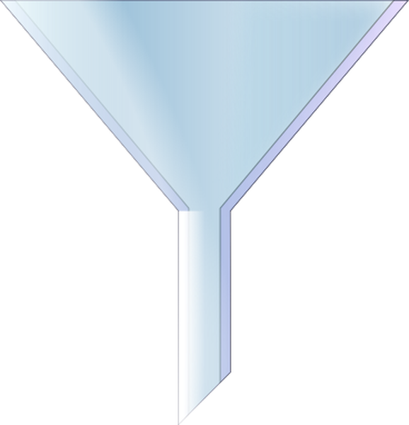 Laboratory conical funnel