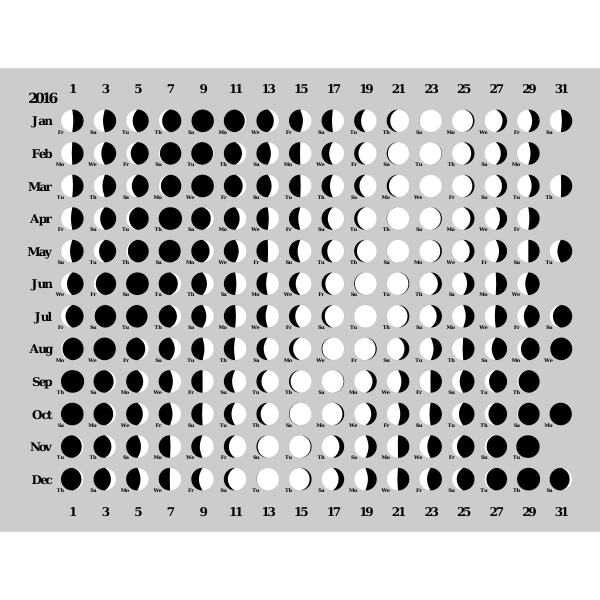 lcal 2016 odd days grey