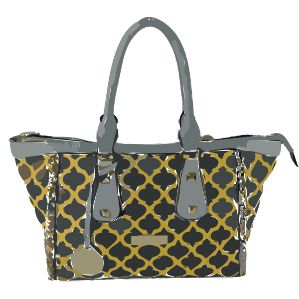 leather patterned bag