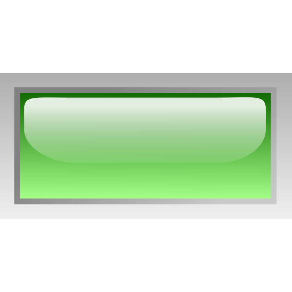 Rectangular shiny green box vector clip art