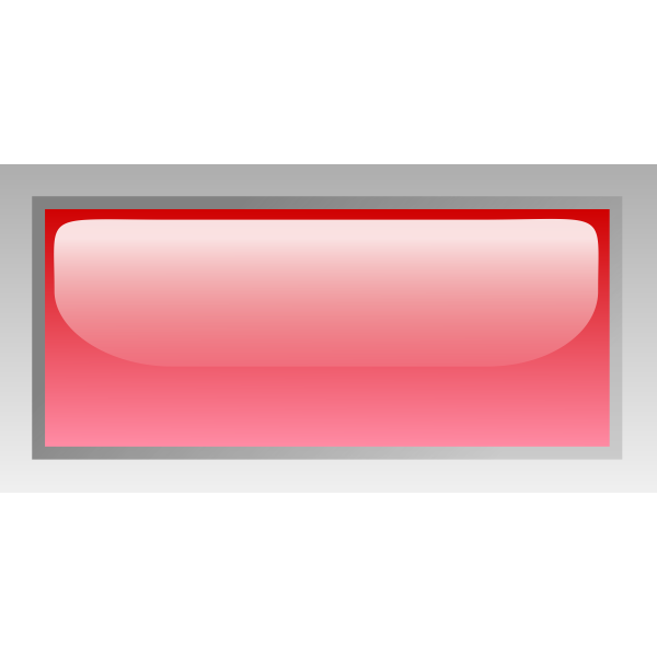 Rectangular shiny red box vector image