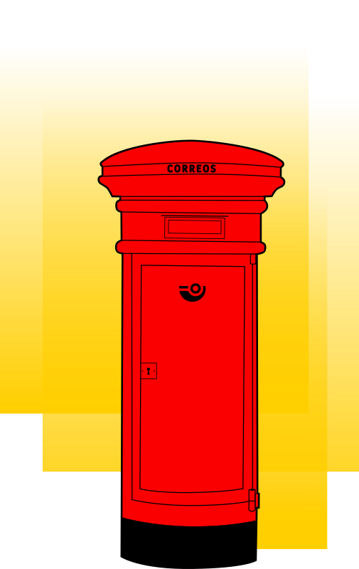 Red letterbox