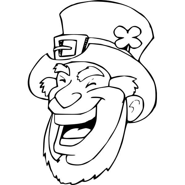 Laughing leprechaun image