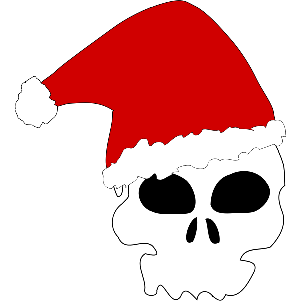 Santa skull