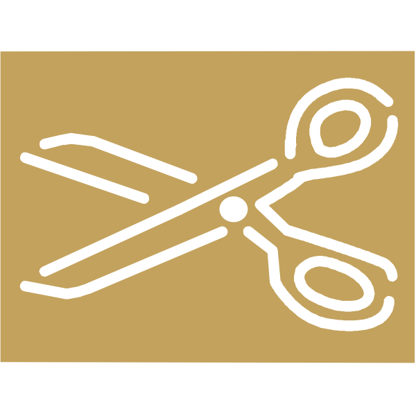 A pair of scissors vector icon