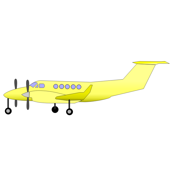 Yellow plane image