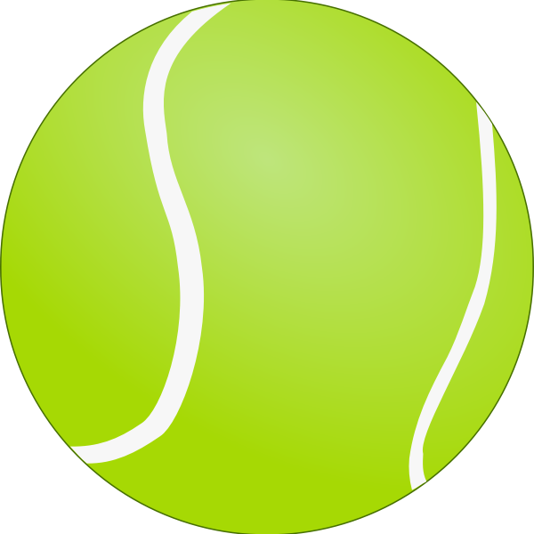 Vector graphics of tennis ball