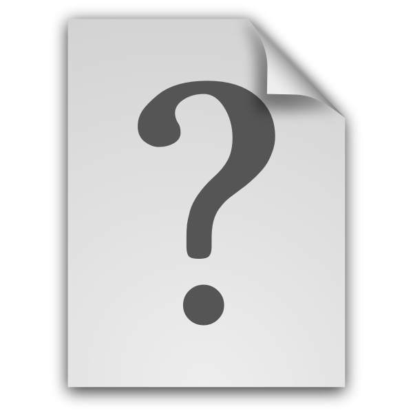 Unknown file icon