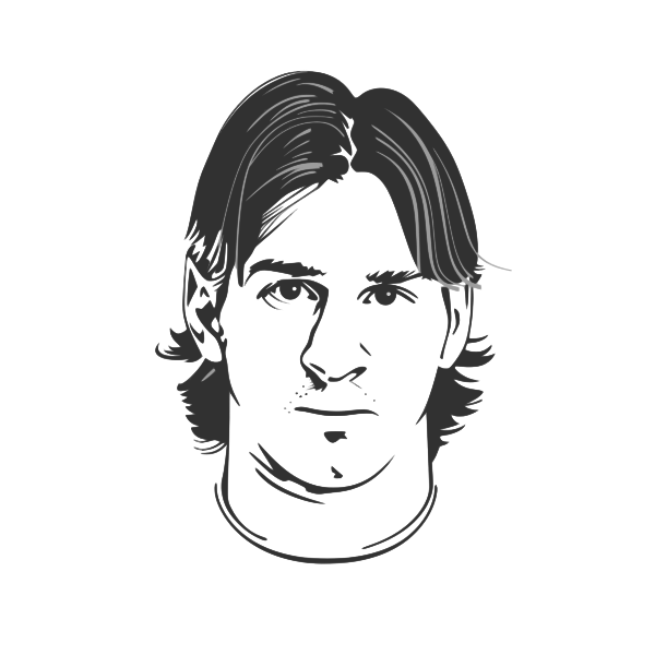 Messi vector image